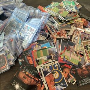 Mixed Baseball, Basketball, Football Card Lot - Multi brand Collectible Cards